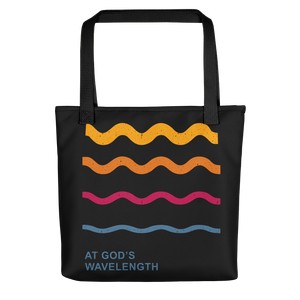 At God's Wavelength Tote bag
