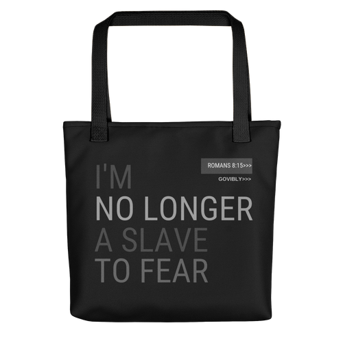 No Longer A Slave To Fear Govibly Tote bag